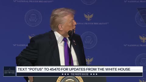 President Trump Attends the National Prayer Breakfast