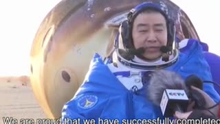 Shenzhou-20 Crew Lands Safely with Shenzhou-21 Spacecraft! Emotional Messages After Touchdown 🇨🇳 🚀🔥