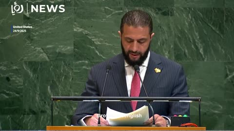 Ahmed al-Sharaa addresses UN, Syria returns after decades