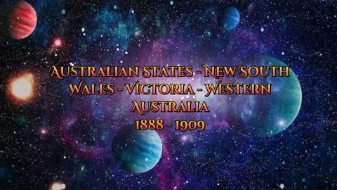 Astronomy and Space Stamps - Australian States