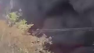 Kabul, Afghanistan is on fire after multiple Pakistani airstrikes.