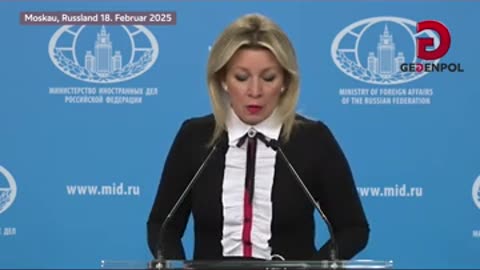 Maria Zakharova an die ganze EU "Wacht endlich auf, die ganze Welt lacht über euch"!