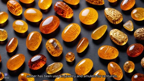 Amber is an organic gemstone