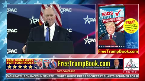 RSBN Tom Homan Delivers Remarks at CPAC 2025 - 22225