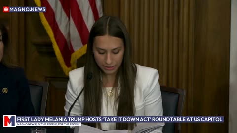 First Lady Melania Trump hosts 'Take it Down Act' Roundtable with Members of Congress [LIVE]