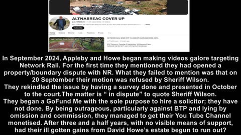 Disgraceful & Criminal Behaviour at Altnabreac. Part 1...