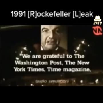1991 Rockefeller Leaked Audio Join, it's not too late!