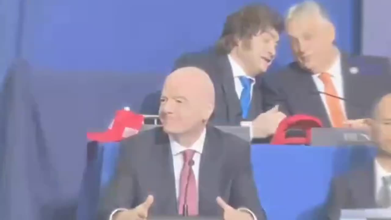 MAGA hats in hand, Milei & Orban hit it off to ELVIS at the Inaugural 'Board of Peace' meeting