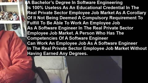 Bachelor’s Degree In Software Engineering Is 100% Useless As An Educational Credential In Job Market