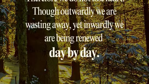 2 Corinthians 4:16