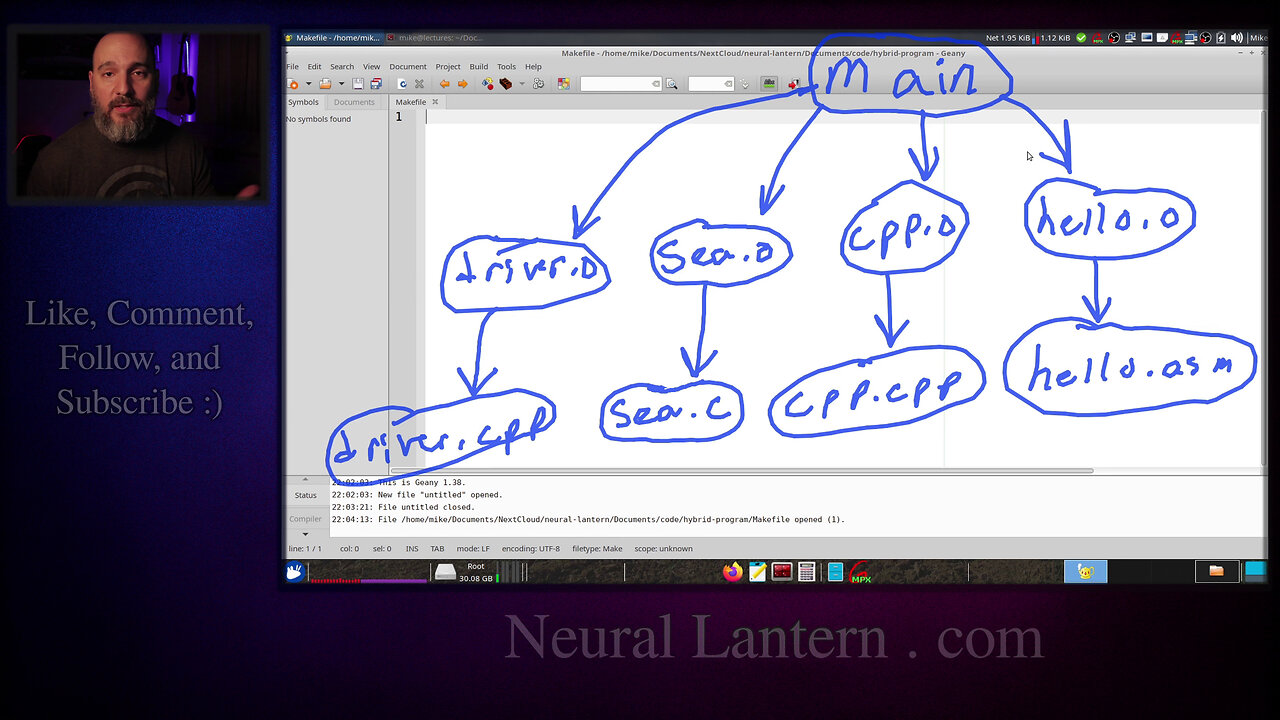 Mix C++, C, and Assembly into One Program - Hybrid Program Full Build Tutorial
