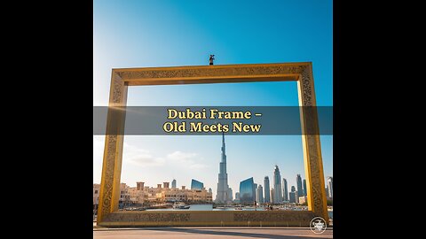 Dubai Frame – The Iconic Bridge Between Old and New Dubai 🇦🇪 | Explore Vibes Official
