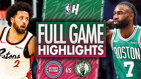Boston Celtics vs Detroit Pistons highlights