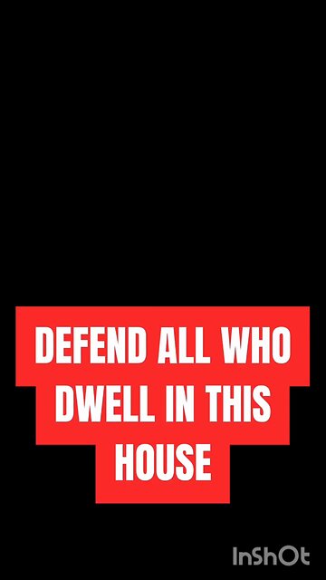 DEFEND ALL WHO DWELL IN THIS HOUSE #truth #jesus #christ #king #mary #joseph #ihs #church #bible #ch
