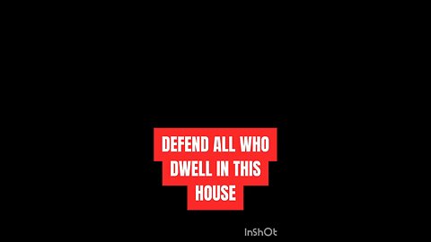 DEFEND ALL WHO DWELL IN THIS HOUSE #truth #jesus #christ #king #mary #joseph #ihs #church #bible #ch