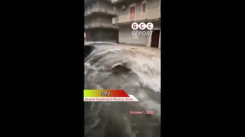 #Italy #flooding #Sicily #Favara #weather #climate #destruction #anomaly #climatechange 🇮🇹