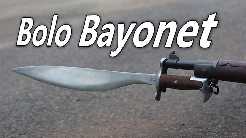 Making a Replica M1915 Bolo Bayonet