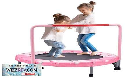 36" Trampoline for Kids Foldable Mini Toddler Trampoline Indoor Outdoor Review