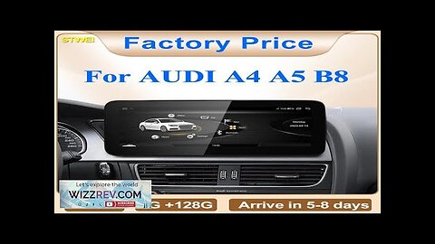 Factory Price 10.25" Android13 AUTO Apple Carplay For AUDI A4 A5 B8 Review