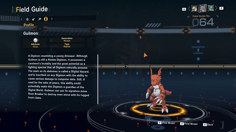 guilmon all digivolution/de-digivolution/profile Digimon Story Time Stranger