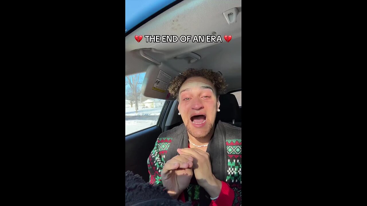 TikToker breaks down in tears over potential TikTok ban, calling it his escape route