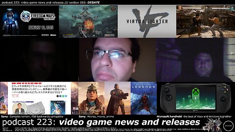 +2024/+2025 002/004 002/013 006/007 podcast 223: video game news and releases