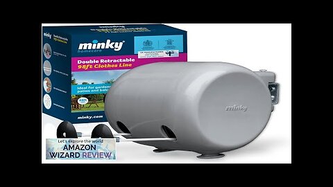 Minky Homecare Outdoor Retractable Dual Clothesline Heavy Duty PVC Coated Energy Review