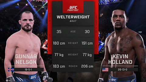 UFC Fight Night Gunnar Nelson Vs Kevin Holland Welterweight Bout