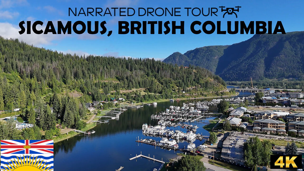 🚁 Sicamous, British Columbia 🌄 4K Drone