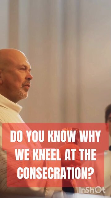 DO YOU KNOW WHY WE KNEEL AT THE CONSECRATION? #truth #jesus #christ #king #mary #joseph #ihs #church