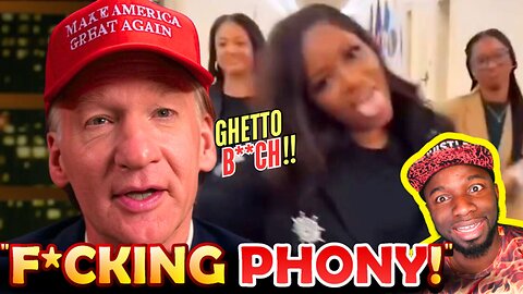 🚨Bill Maher TORCHES Hood Raptor Democrat For Being GHETTO & CUSSING Unprofessionally In Congress!