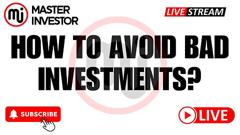 How To Avoid Bad Investments? Learn 10 Key Points To Win | Master Investor #wealth