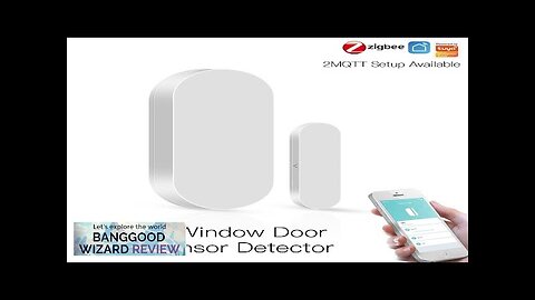 MoesHouse Tuya ZB Smart Window Door Gate Sensor Detector Smart Home Security Review