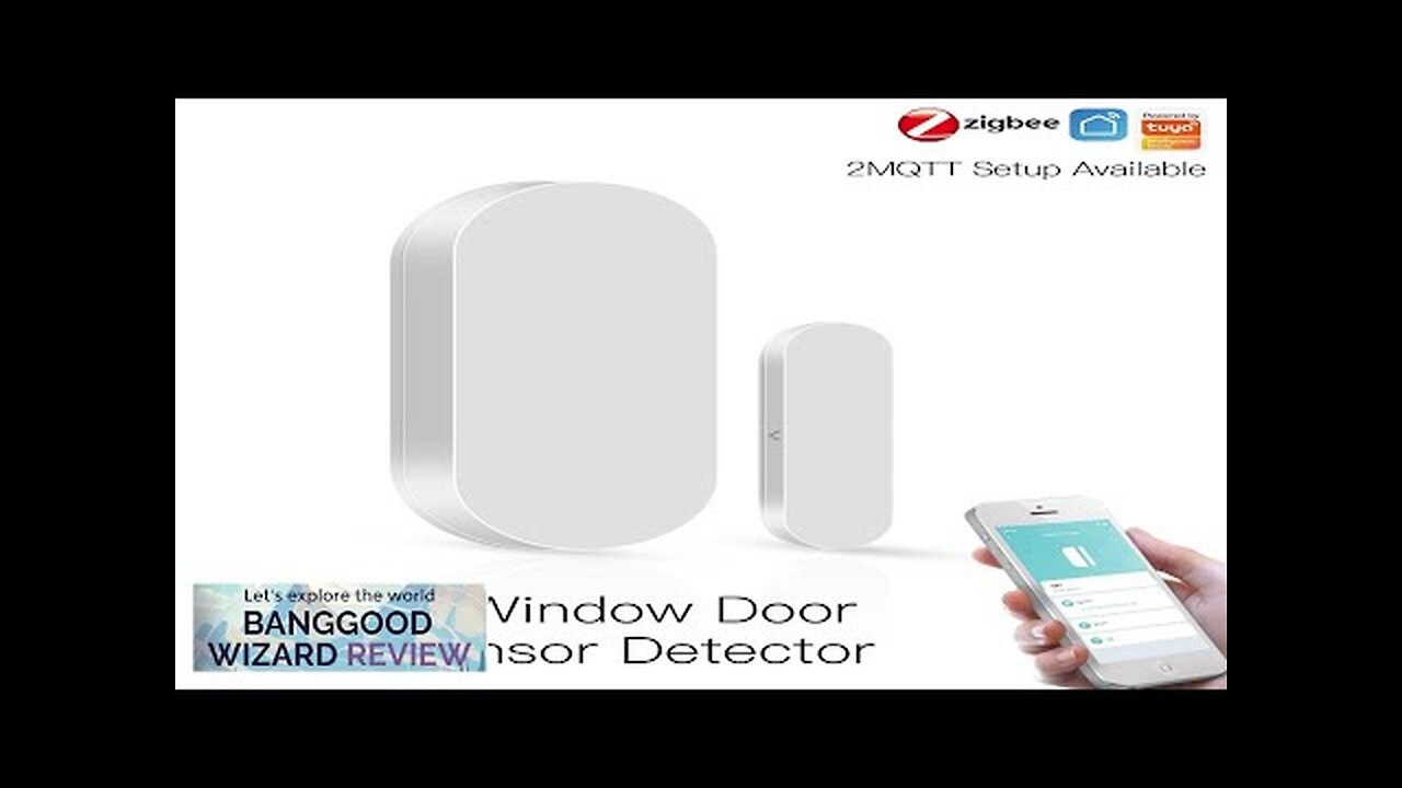 MoesHouse Tuya ZB Smart Window Door Gate Sensor Detector Smart Home Security Review