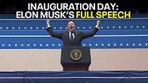 Elon Musk speaks after Trump inauguration: FULL SPEECH