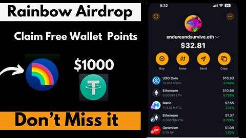 Rainbow Wallet Airdrop Claim Free Wallet Points