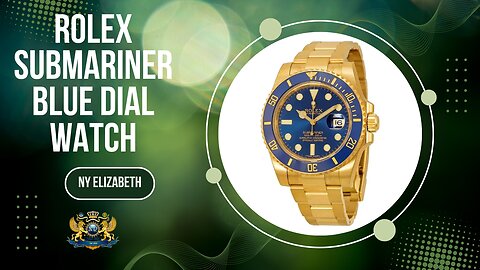 Rolex Submariner Yellow Gold Blue Dial Automatic