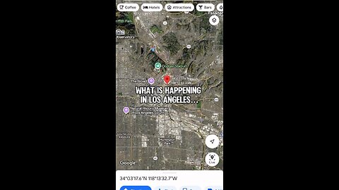 🚨 BREAKING: Disturbing Google Maps Coordinates Linked to LA Palisades Fire
