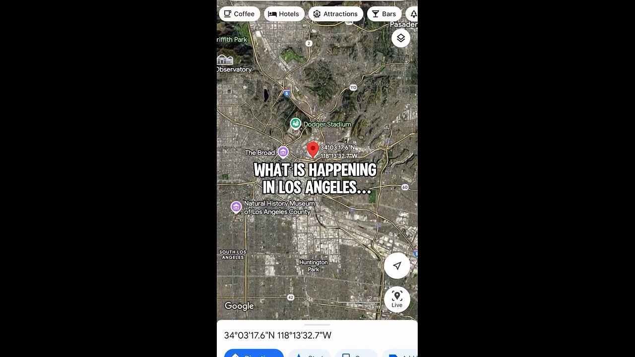 🚨 BREAKING: Disturbing Google Maps Coordinates Linked to LA Palisades Fire