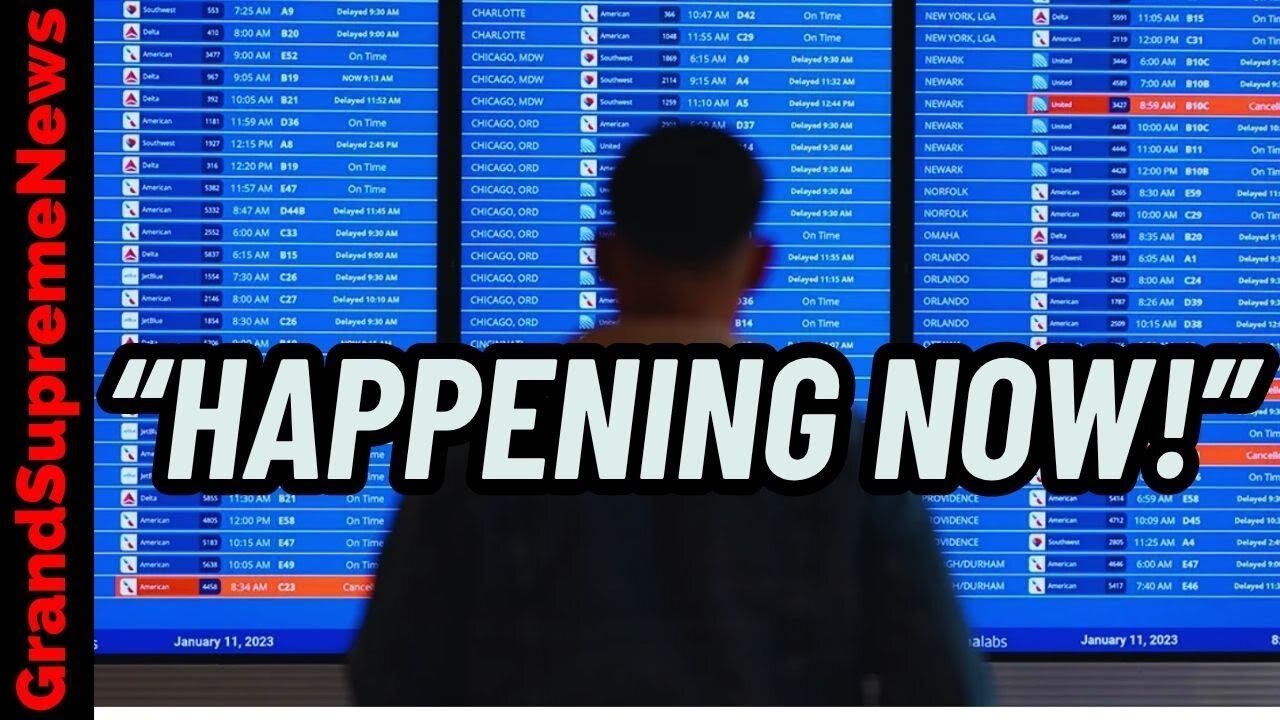BREAKING NOW!!! 🚨 Emergency Order!!! Massive Ground Stop At Lax!!! Gov Shutdown FalloutT