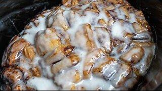 The Best Cinnamon Roll Casserole | Slow Cooker Brunch Recipe