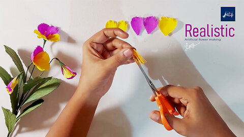 Realistic flower making | DIY | Satisfying video