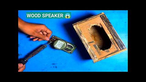 how to make wood speaker