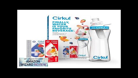 Cirkul Water Bottle + 2 Flavor Cartridge Starter Kit – 22 oz. Review