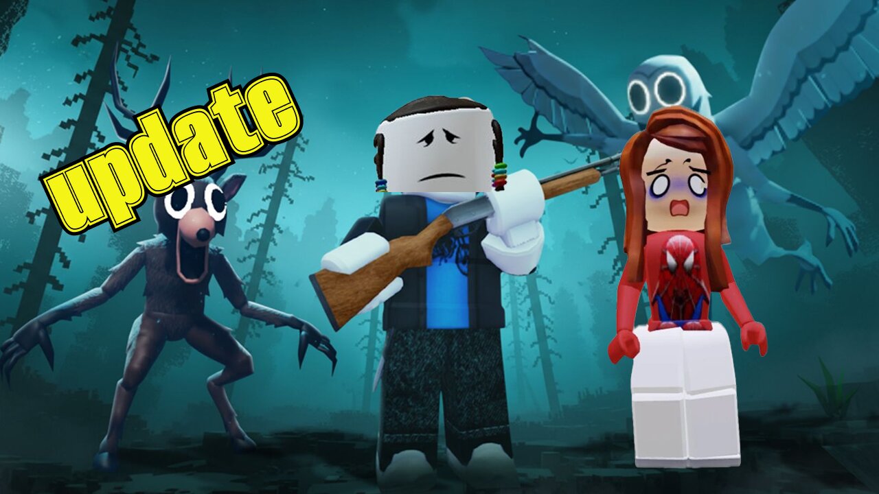 99 Nights in the Forest" update! Crazy moose with aliens! #roblox #gaming #update #forest #aliens