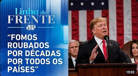 Trump diz que Brasil cobra tarifas injustas dos EUA | LINHA DE FRENTE