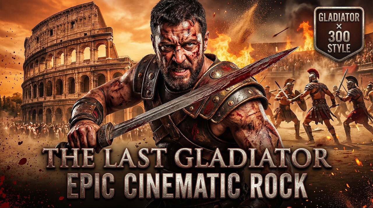 ⚔️ THE LAST GLADIATOR - Epic Cinematic Rock