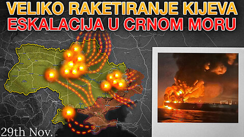Veliko Raketiranje Kieva⚔Eskalacija u Crnom Moru⚔Jermak Dao Ostavku⚔Ruski Proboj u Borovu.29.11.2025