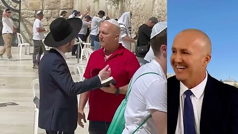Incredible Jerusalem Explosive Outreach - Messianic Rabbi Zev Porat Preaches
