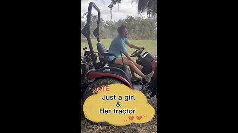 Work Smarter, Not Harder 🚜💪 Just a Girl & Her Tractor